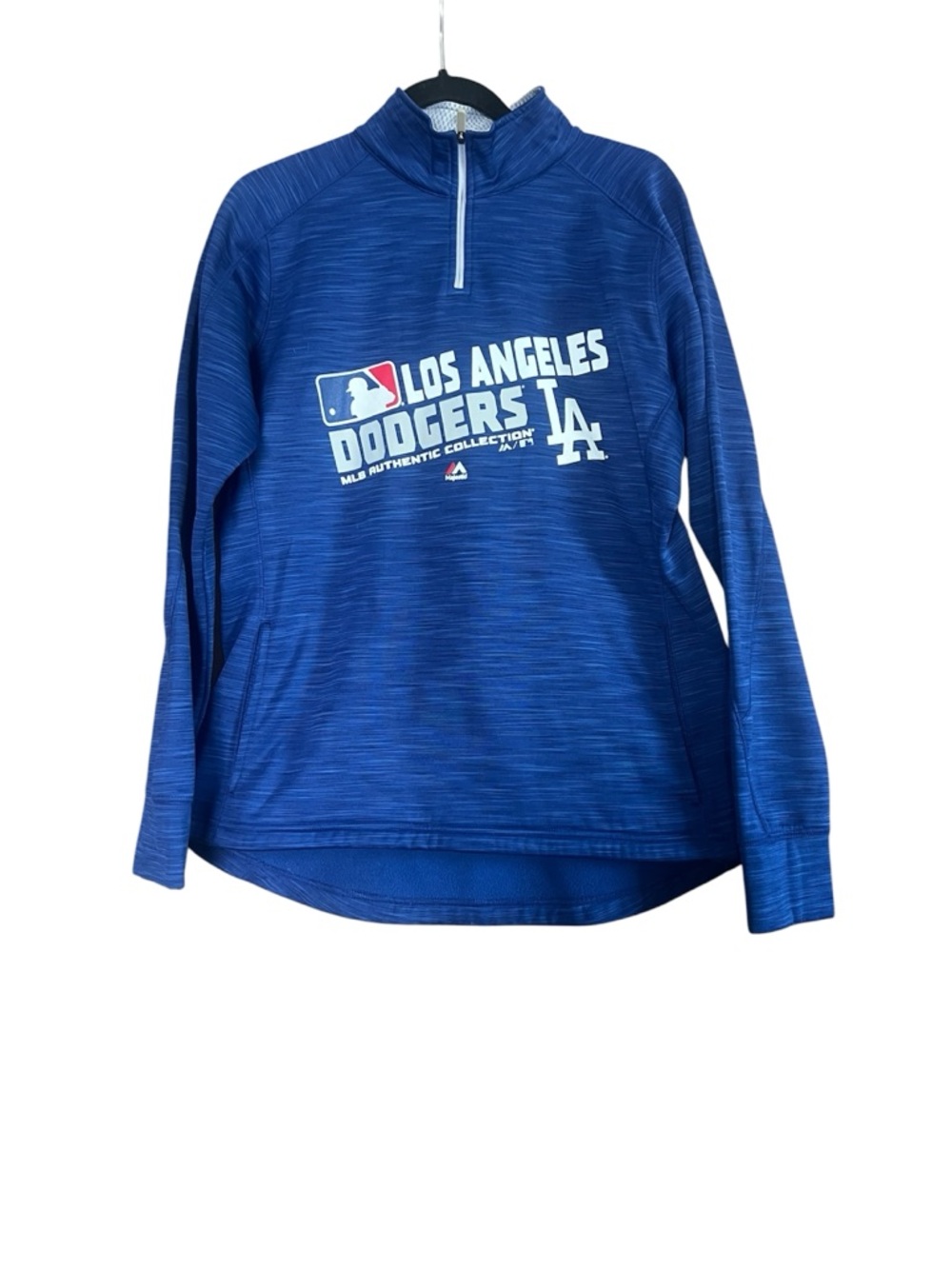 MLB Dodgers  Mid Zip Pullover Sweatshirt unisex’s